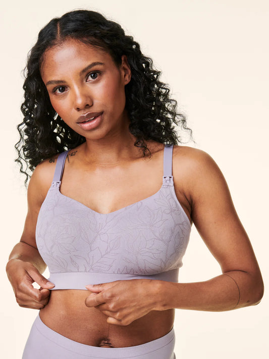 Intrigue Balconette Nursing Bra 11042 - Grey Orchid