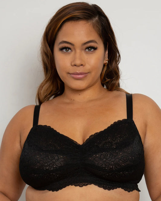 Luxe Lace Wireless Bralette 1348 016 - Black