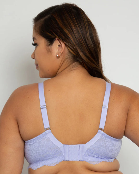 Luxe Lace Wireless Bralette 1348 502 - Lavender