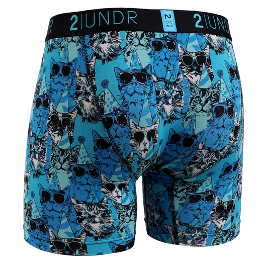 2UNDR (SC) 6" Swing Shift Boxer Brief - Kitty Corner