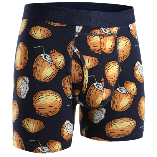 2UNDR 6" Eco Shift Boxer Brief - Cocos