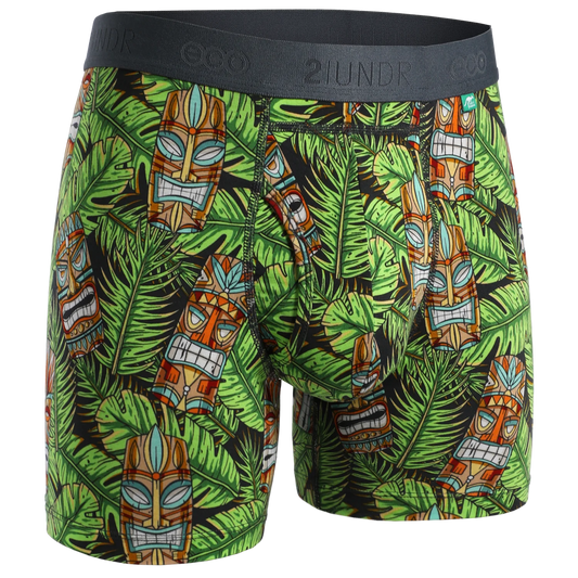 2UNDR 6" Eco Shift Boxer Brief - Kontiki