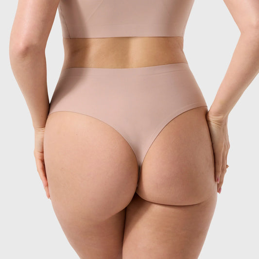High Waisted Thong - Petal Drift