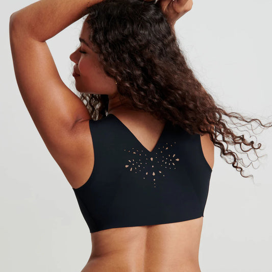 Defy (SC) Jewel Cut Wireless T-shirt Bra - Black Diamond