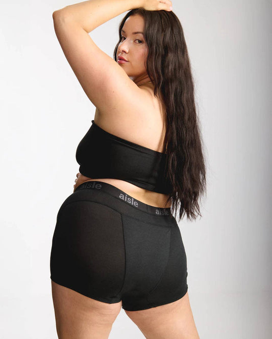 Leakproof Period Boxer Super Absorbency - Black