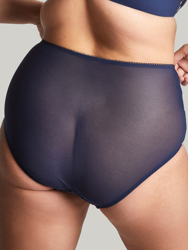 Chi Chi (X) High Waist Brief 7692 - Blue Meadow