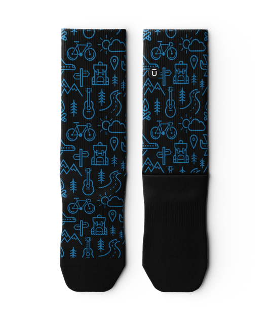 Adventurer Unisex Performance Crew Socks