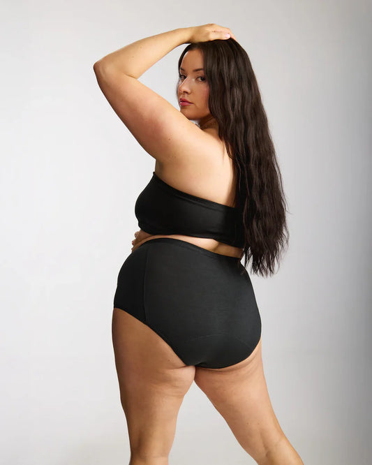 Boost Leakproof Period Brief Adjustable Absorbency - Black