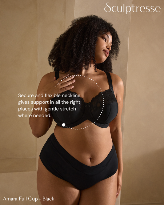 Amara Full Cup Bra 11265 - Black
