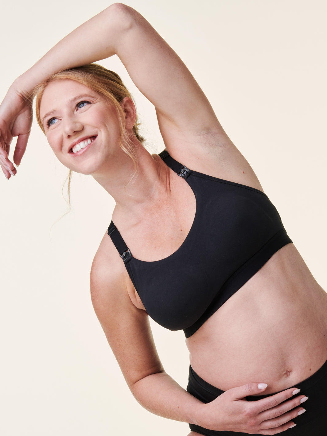 Tranquil Low Impact Nursing Sports Bra 11041 - Black