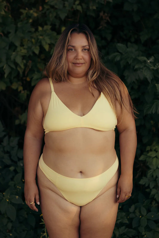 Wireless Triangle (SC) Bralette - Buttercup
