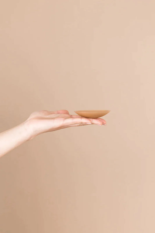 Threads Invisible Reusable Adhesive 8 cm Nipple Stickies N4 - Cappuccino