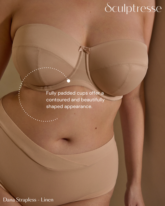 Dana Balcony Multiway Strapless Bra 9670 - Linen