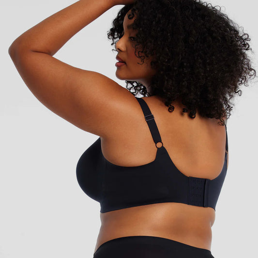 Starlette Wireless Plunge T-shirt Bra - Black