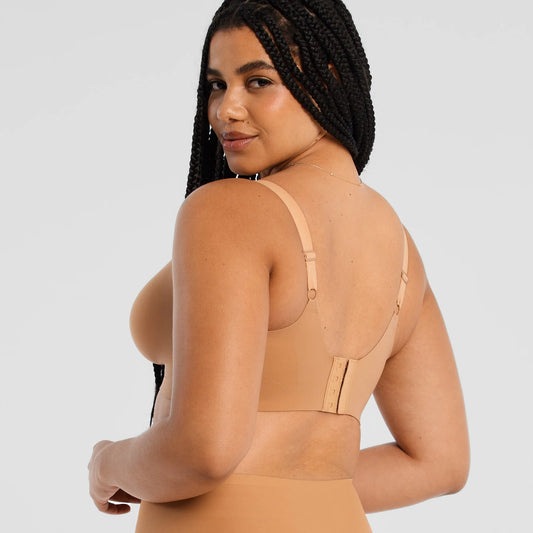 Starlette Wireless Plunge T-shirt Bra - Mica