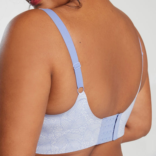 Starlette Wireless Plunge T-shirt Bra - Moonstone Lace