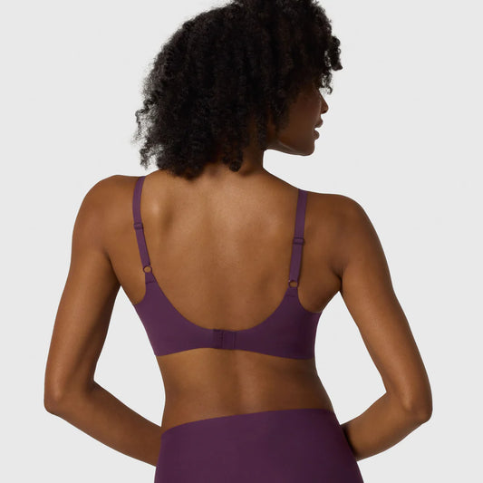 Beyond (SC) Wireless T-shirt Bra - Plum