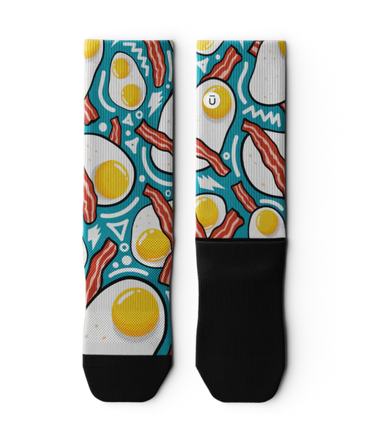Eggs 'N Bacon Unisex Performance Crew Socks