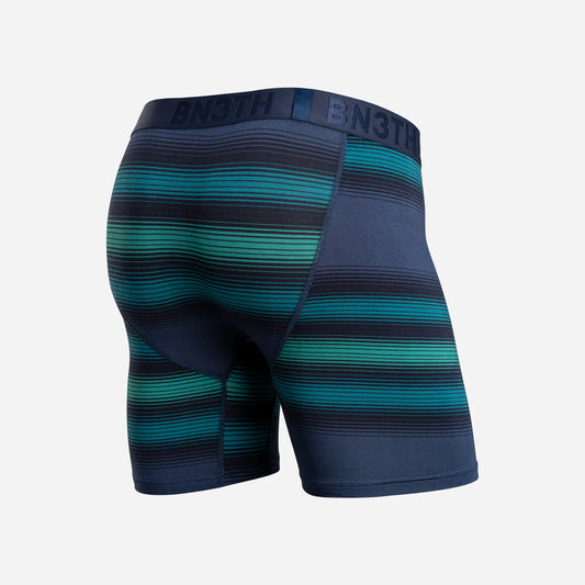 BN3TH 6.5" Classic Boxer Brief with Fly 1338 - Rhythm Stripe Navy