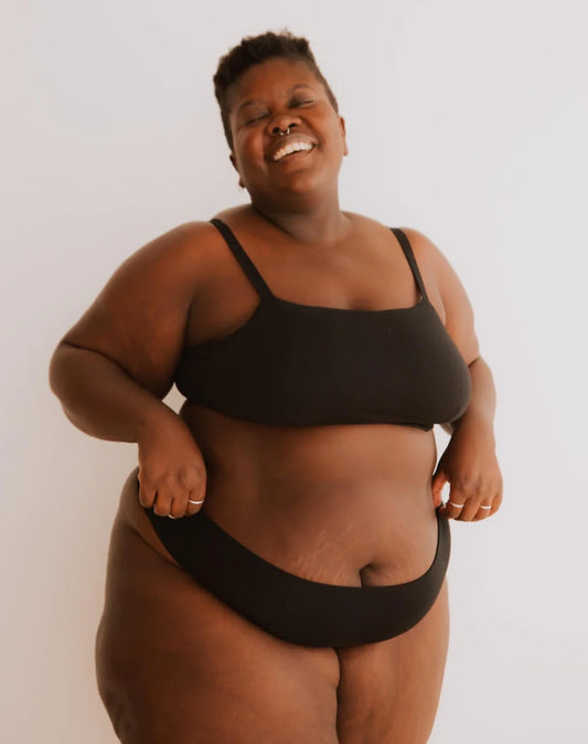 High Rise Thong - Black