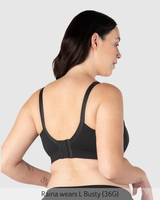 My Everyday Flexfit Wireless Nursing Bra Busty - Black