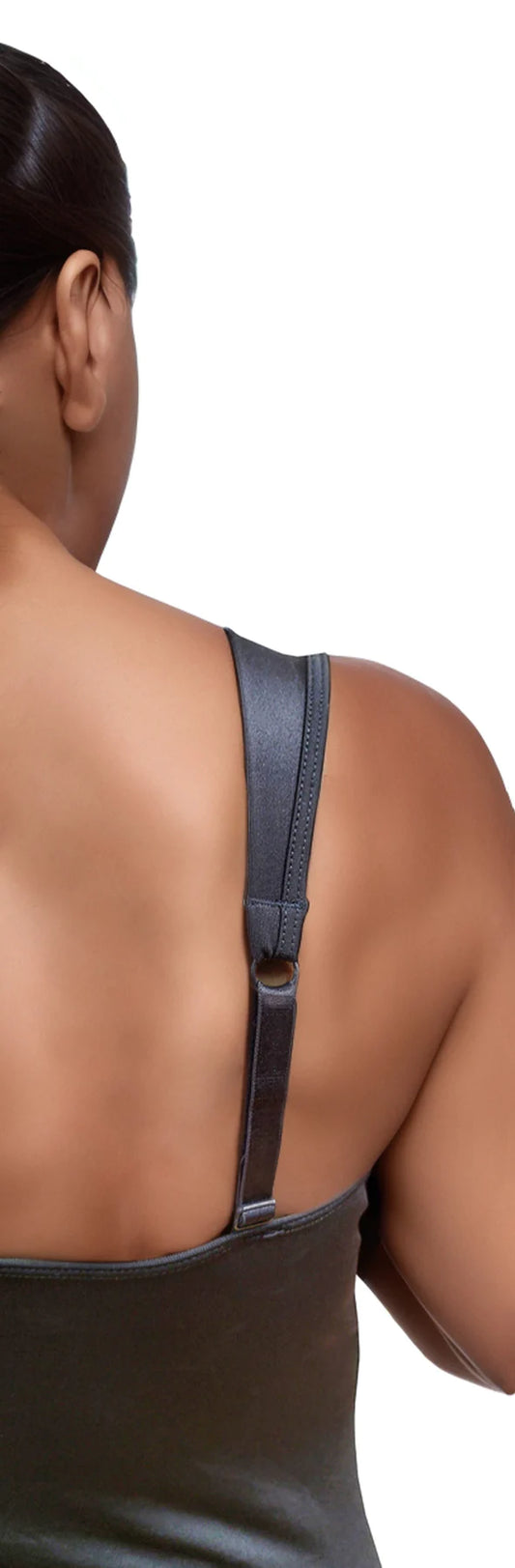 1006 Ruched Bust Full Slip 1006 552 - Black