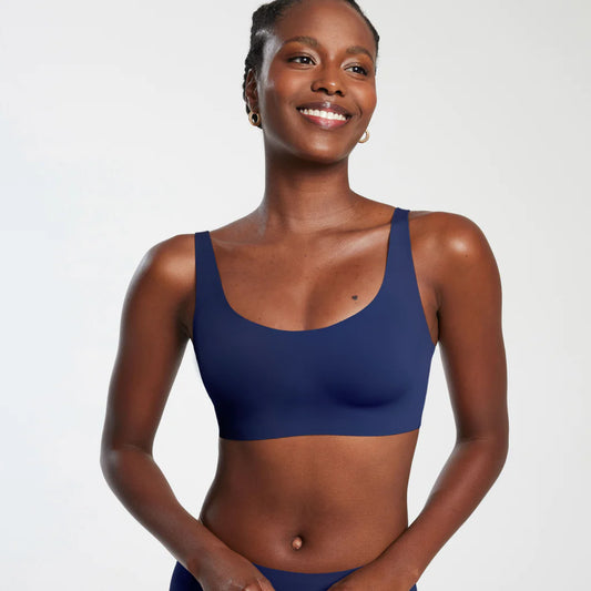 Bobbie Wireless Scoop T-shirt Bra - Midnight Navy