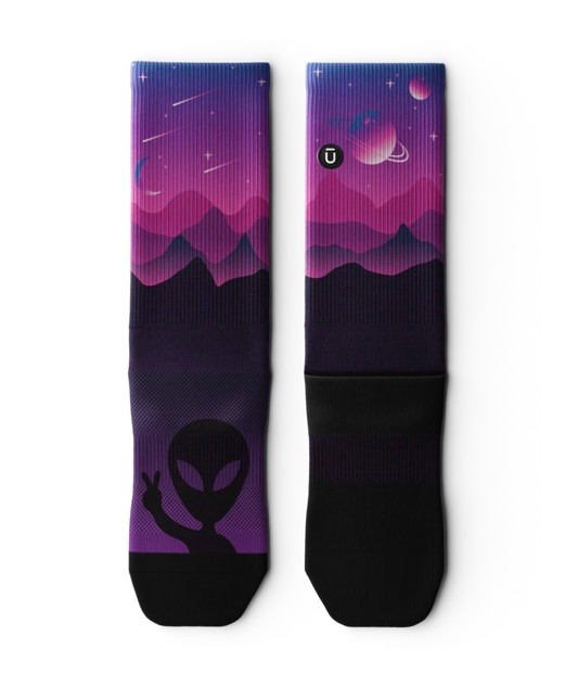 Unisex Performance Crew Socks - Phone Home