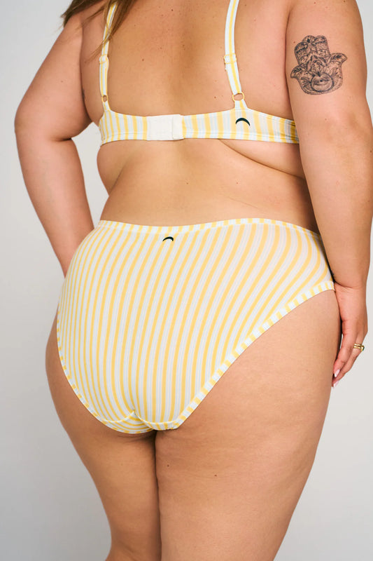 High Rise Bikini (SC) Panty - Riviera Stripe
