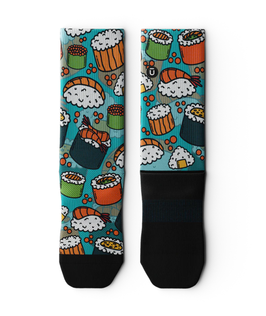 Roll With It Unisex Performance Crew Socks