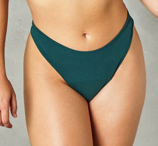 High Rise Thong - Green