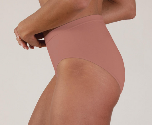 High Rise (X) Seamless Panty 21001BA - Roseclay