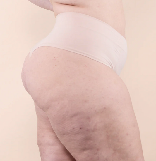 Pima Cotton (X) Mid-Rise Thong - Champagne