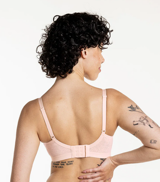 Cate Wireless Soft Cup Bra - Powder Pink