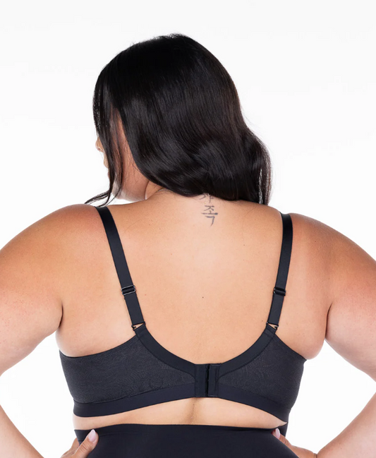 Cate Wireless Soft Cup Bra - Black