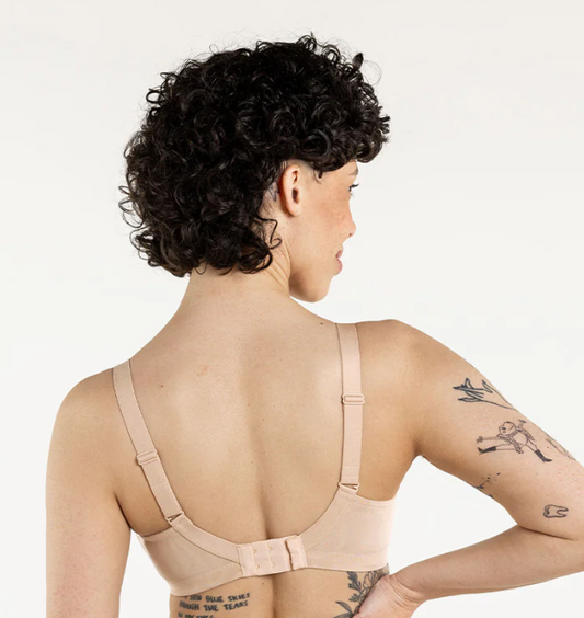 Cooling Wireless T-shirt Bra - Champagne