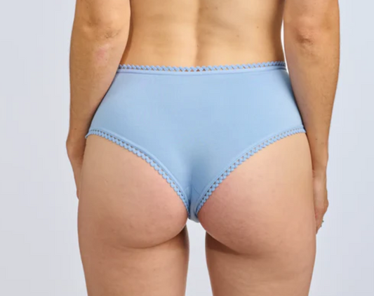 Essential Light Absorbency Leakproof Period Cheeky Panty - Baby Blue