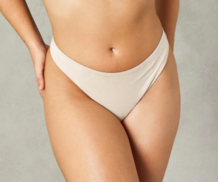 Mineral Thong- Beige