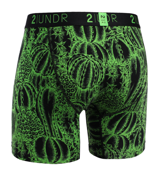 2UNDR 6" Eco Shift Boxer Brief - Cacti