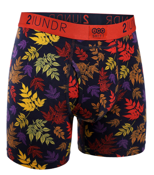 2UNDR 6" Eco Shift Boxer Brief - Leaf Cycles