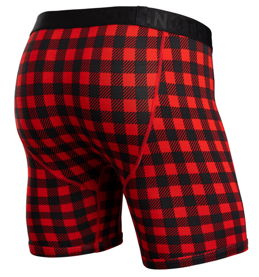 BN3TH 6.5" Classic Boxer Brief 1164 - Buffalo Check - Red