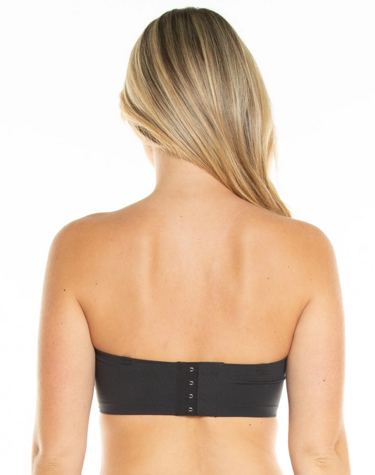 Invisible Edge Multiway Strapless Wireless Bandeau Bra 1702 - Black