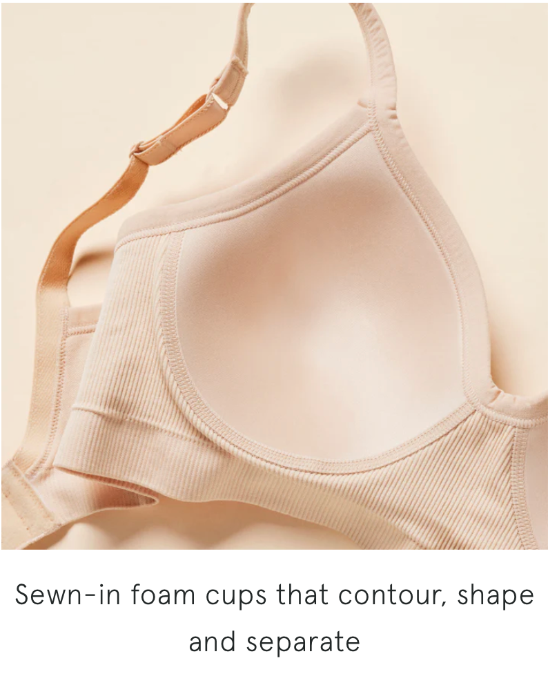 Everyday Muse (X) Wireless Bra 11012 - Antique White