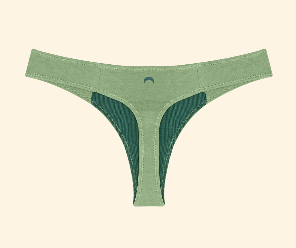 Low Profile Mineral Thong - Sage Green