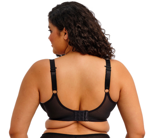 Tiernie Stretch Lace Plunge Bra EL303334 BLK - Black