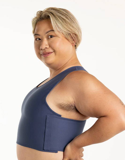 Adjustable Chest Binder - Crown Blue