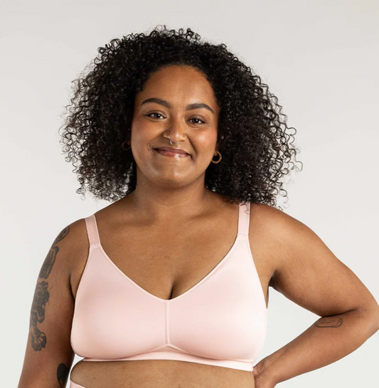 Symmetry Wireless T-shirt Bra - Powder Pink