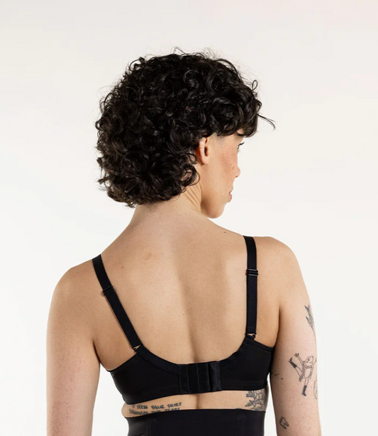 Cooling Flexwire (X) Unpadded T-shirt Bra - Black