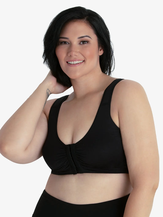 Laurel Front Close Wireless T-shirt Bra 119 - Black
