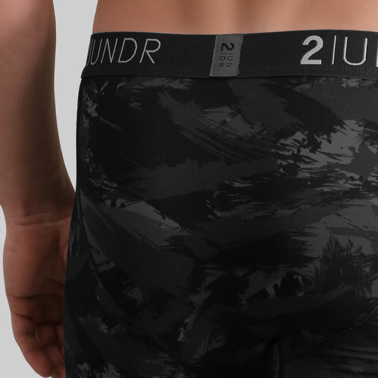 2UNDR 9" Swing Shift Long Leg - Black Storm